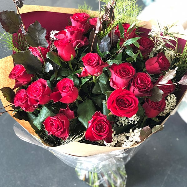 Bold & Moody Red Roses — Florist in Birtinya, QLD