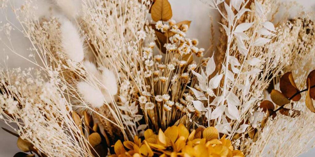 Close Up of Dried Floral Bouquet — Florist in Birtinya, QLD