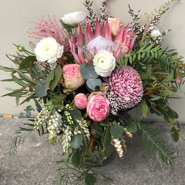 Florist Choice Flowers On Vase — Florist in Birtinya, QLD
