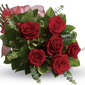Half Dozen Red Roses — Florist in Birtinya, QLD
