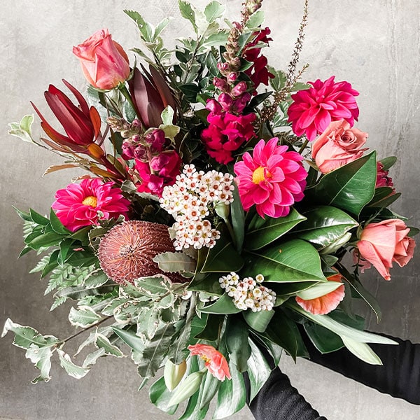 Romantic Vintage Flower Bouquet On Vase — Florist in Birtinya, QLD