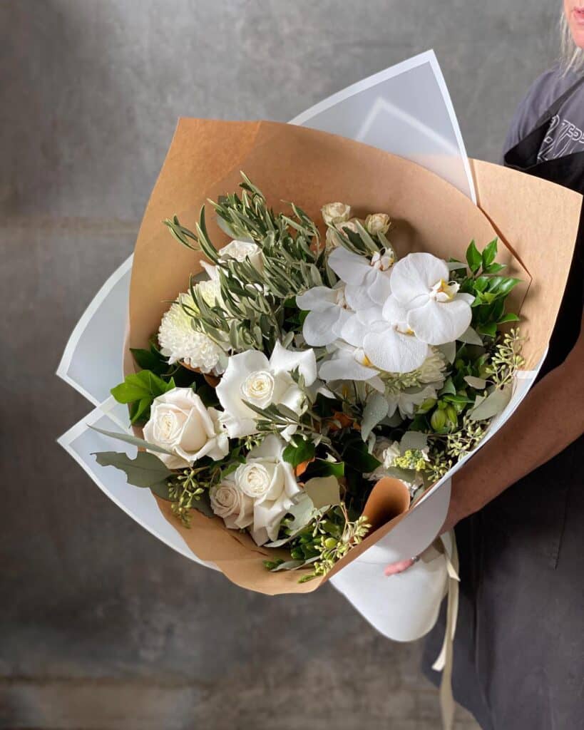 White Flowers For A Wedding