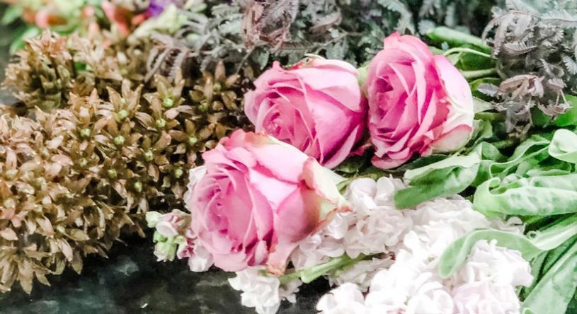 Pink Dried Flowers — Florist in Birtinya, QLD