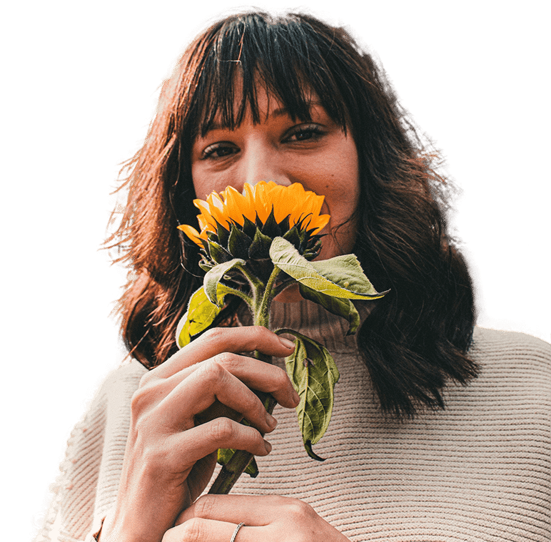 Woman-Holding-A-Sunflower.png